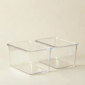 Clear Fridge Bins